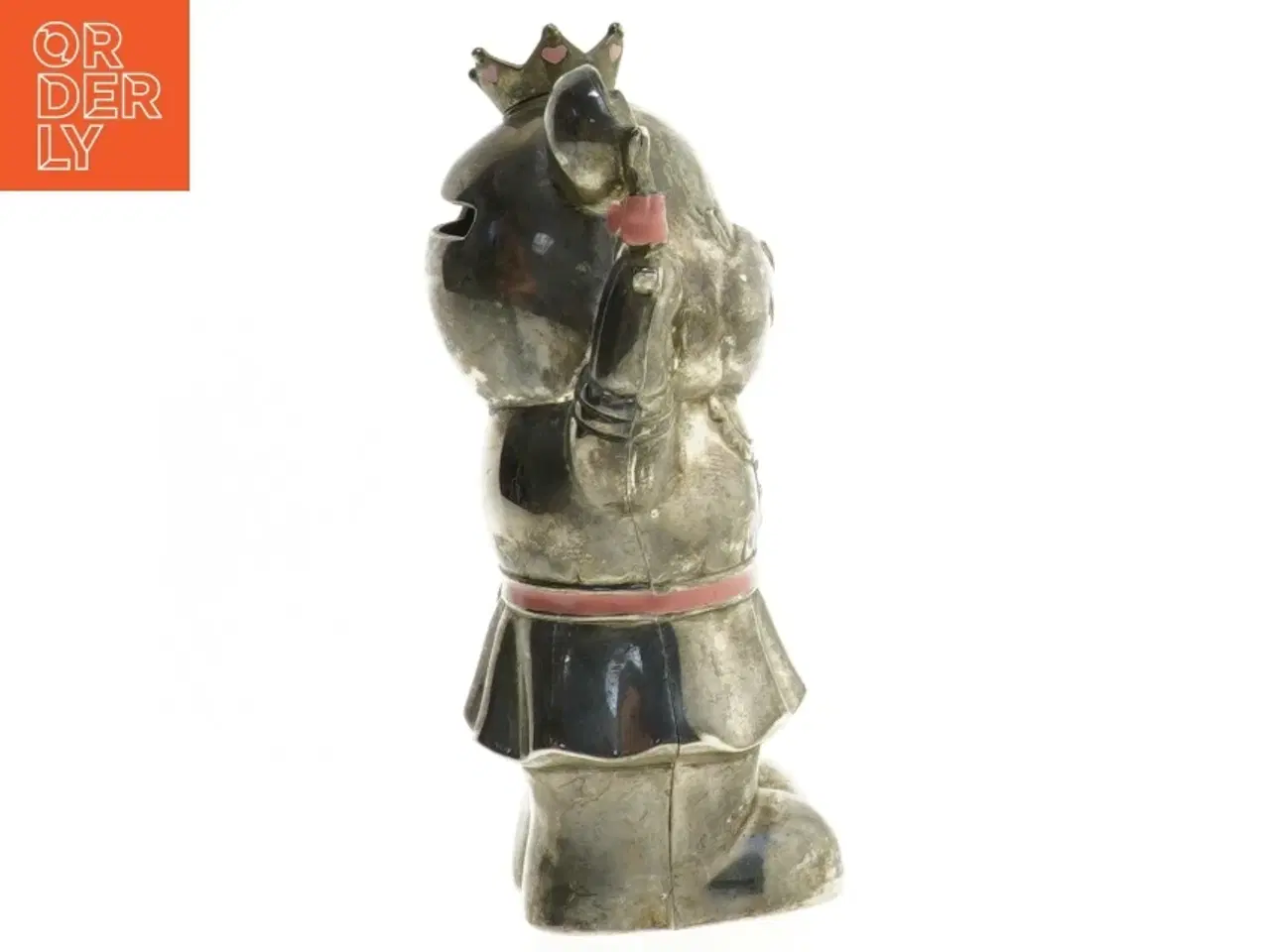 Billede 2 - Vintage sparegris, bjørn med krone (str. 14,5 cm)