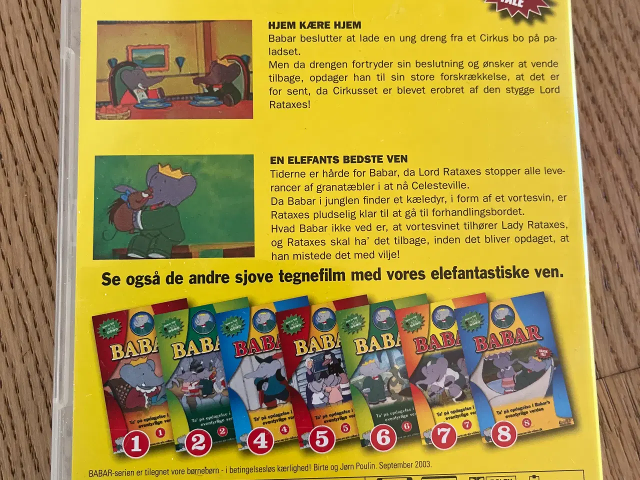 Billede 7 - Babar dvd’er