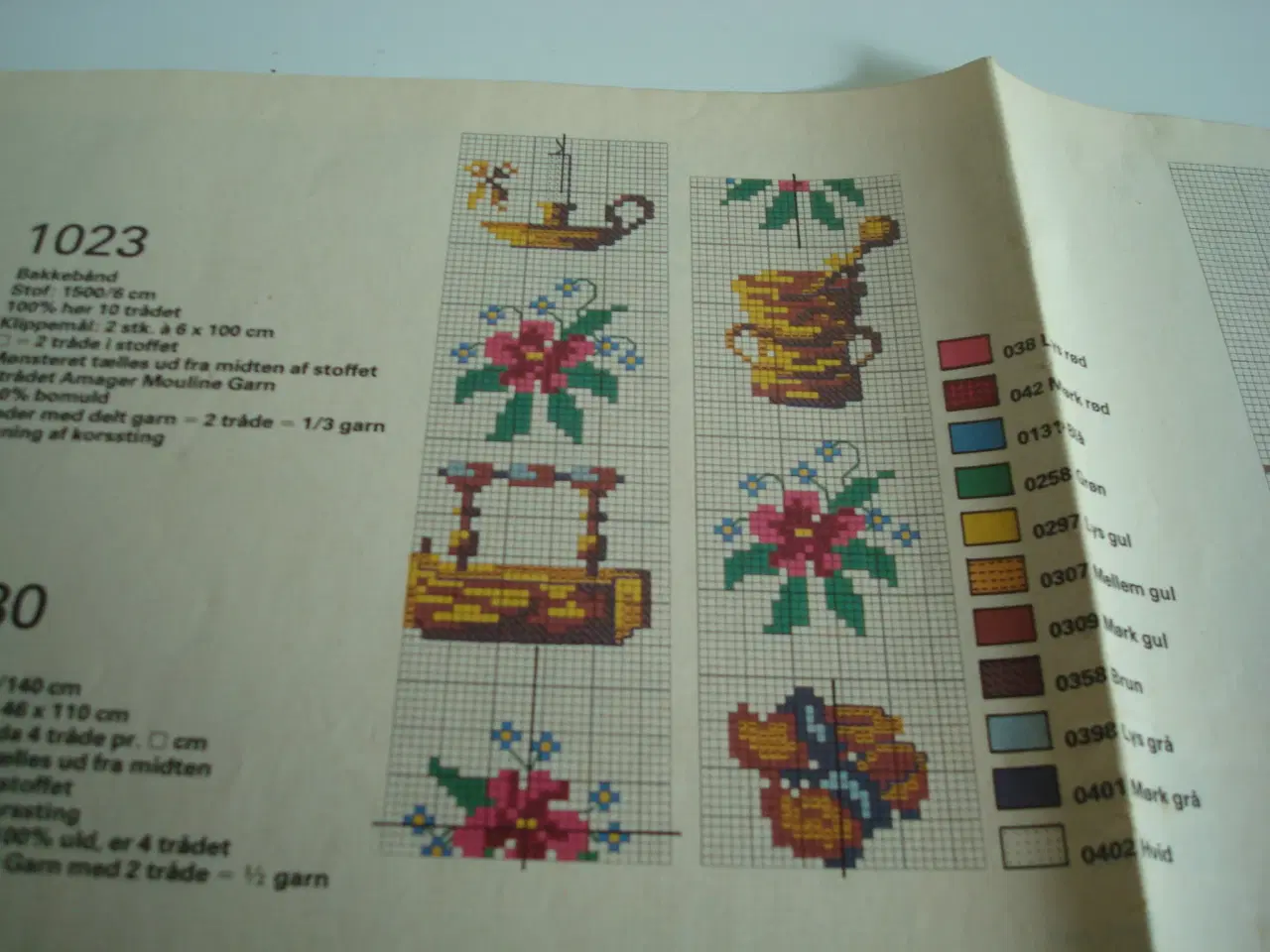 Billede 4 - Mønsterark fra Familie Journal broderi