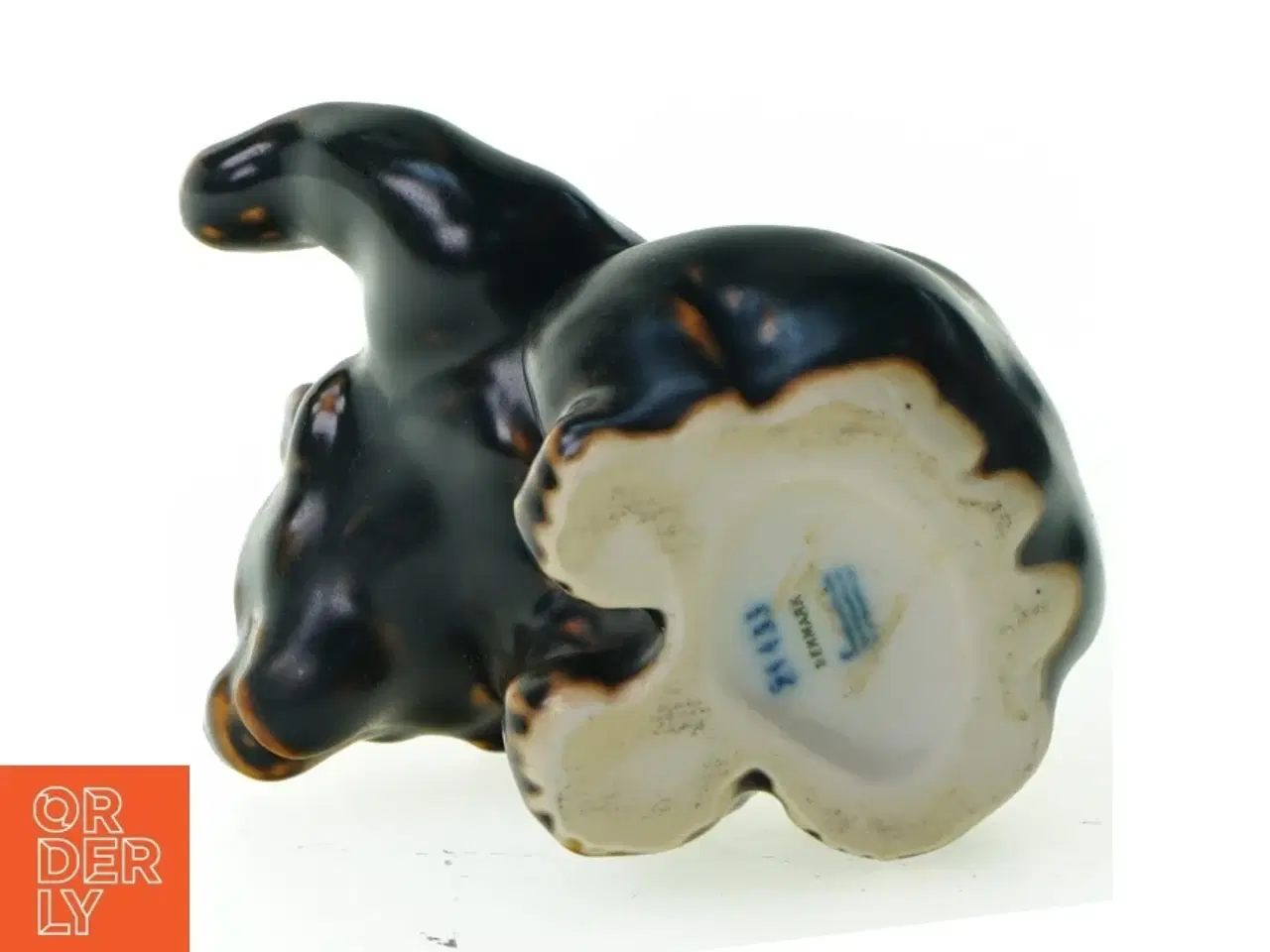 Billede 5 - Bjørneunge i stentøj 21433 fra Royal Copenhagen (str. 9 x 5 cm)