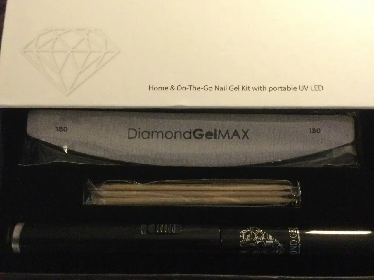 Billede 1 - Diamond Gel Max ~ On the Go gel kit med UV LED.
