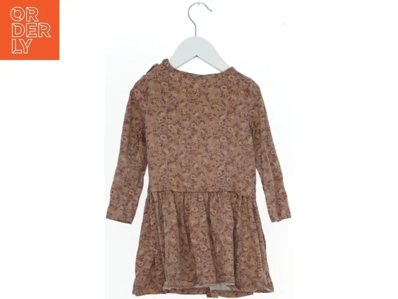 Billede 2 - Blomstret kjole med lange ærmer fra Wheat (str. 92)