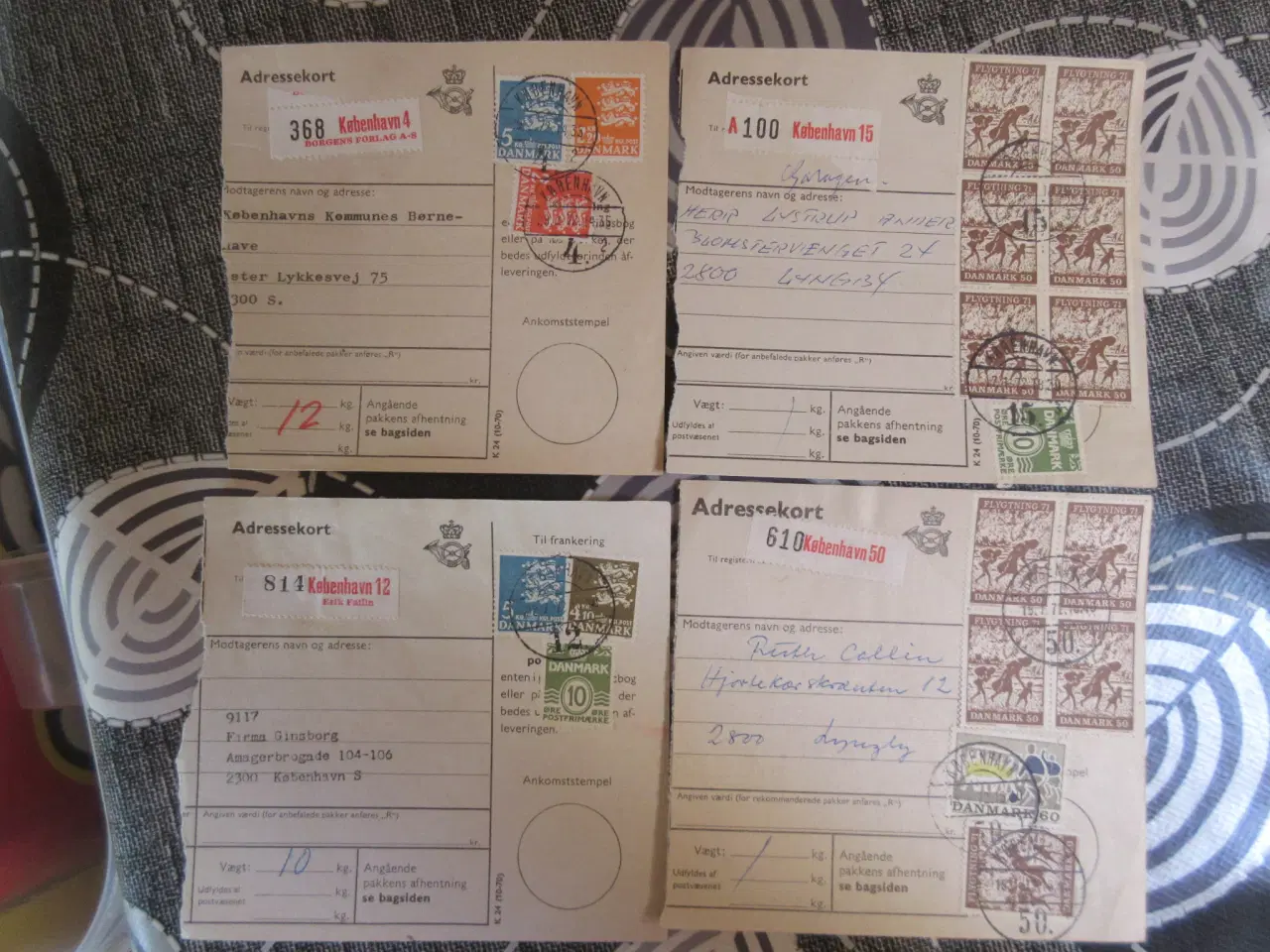 Billede 4 - adressekort fra 1972 15 styk