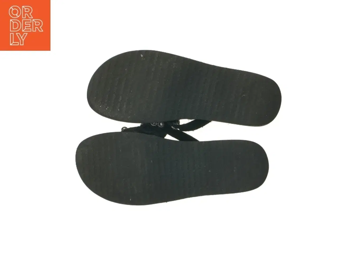 Billede 4 - Sorte platform flip-flops med dekoration fra Yellowbox (str. Længde, 27 cm)