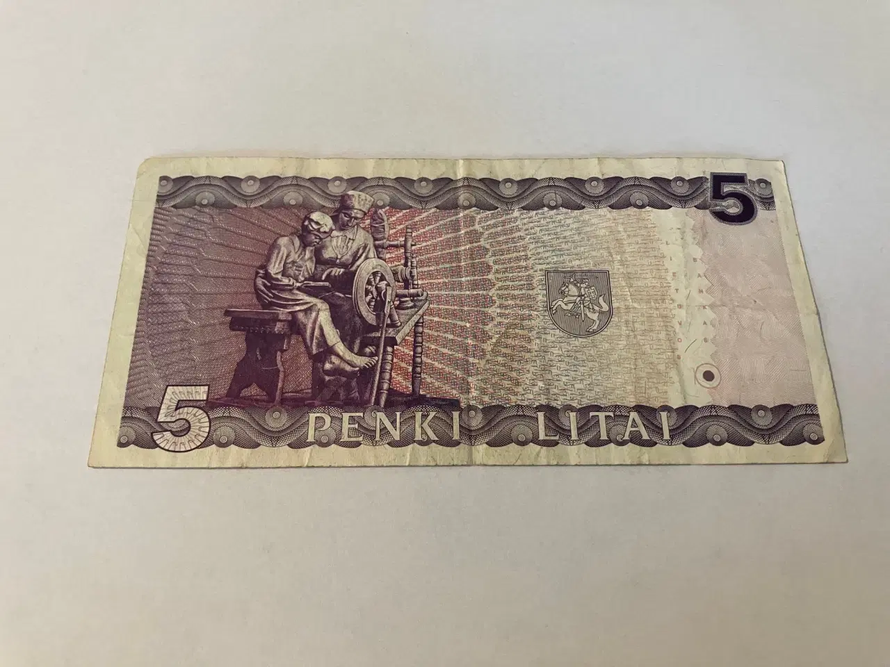 Billede 2 - 5 Litai Lithuania 1993