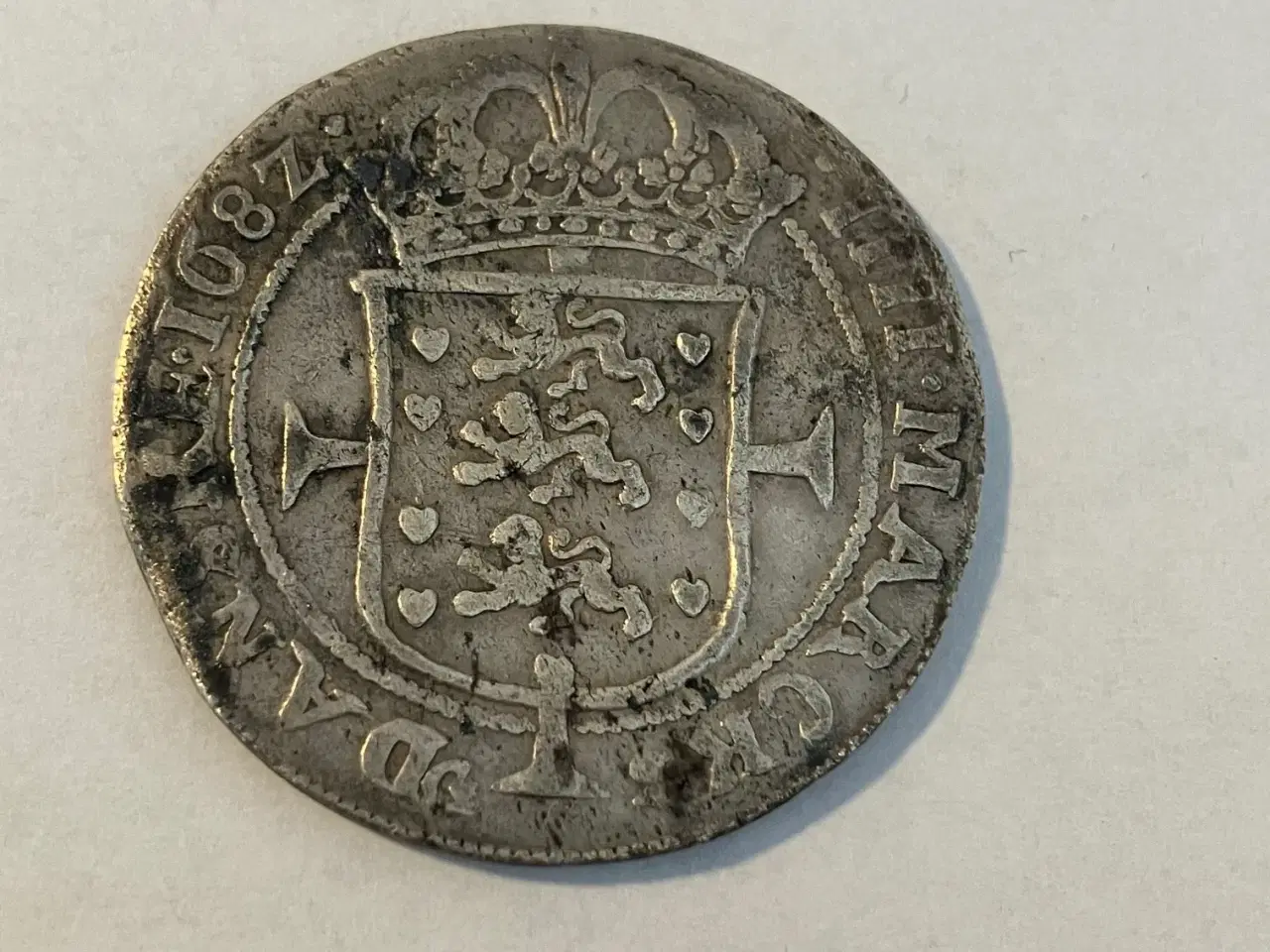 Billede 1 - 4 mark / krone 1682
