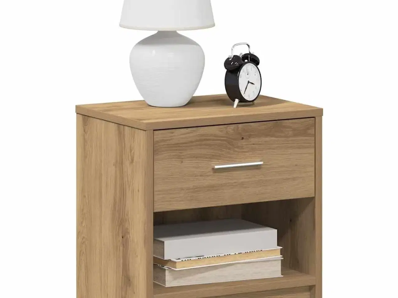 Billede 1 - Sengebord med skuffe 39x28x41 cm kunsteg