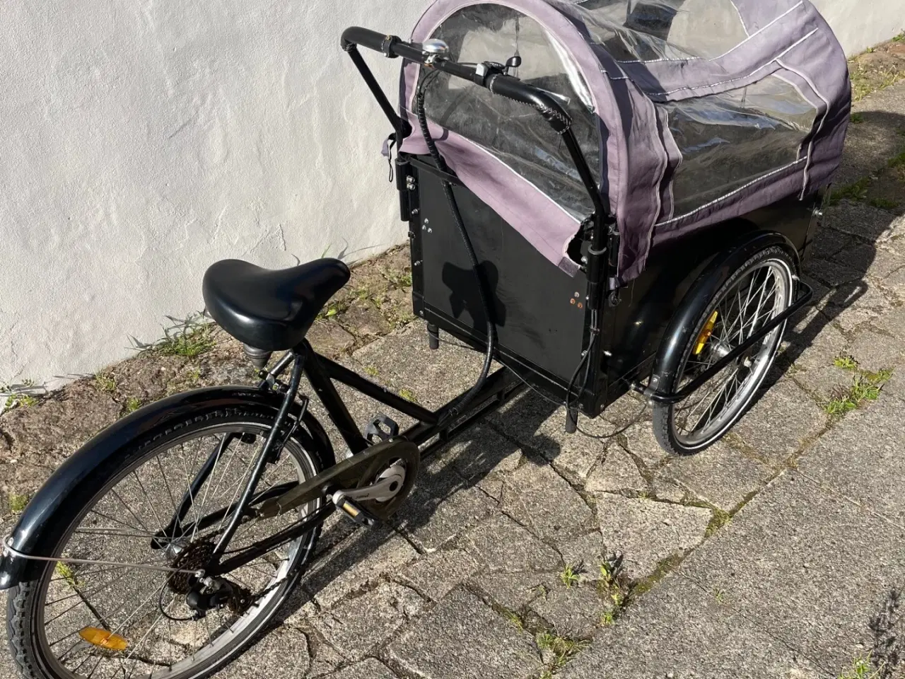 Billede 2 - Ladcykel med regncover