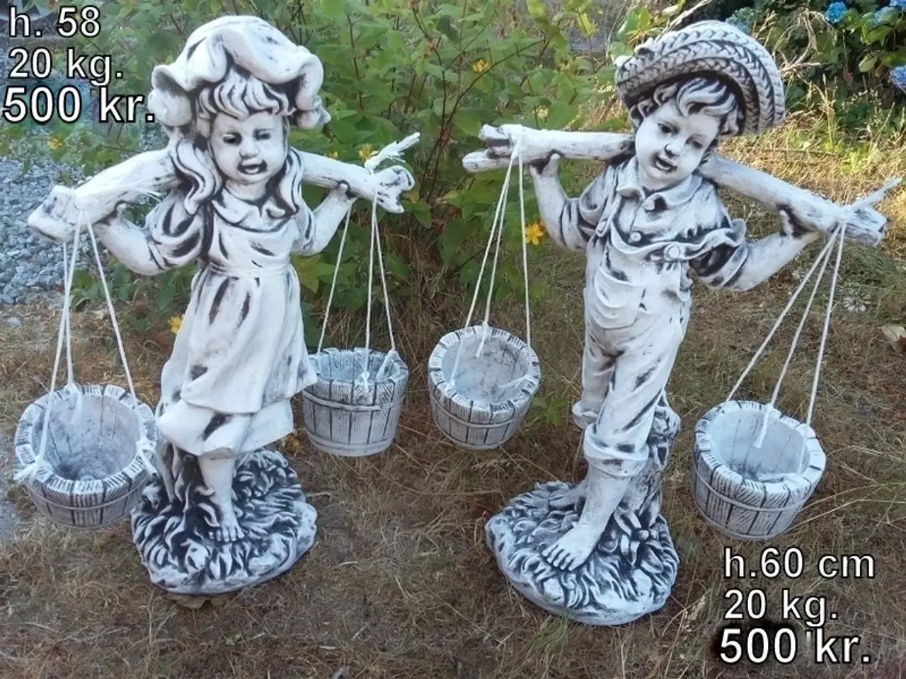 Billede 3 - Havefigur - Børnefigurer - frostsikker beton 