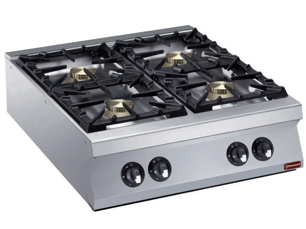 Billede 1 - Gaskomfur 4 blus – Flower Flame (4×10 kW)