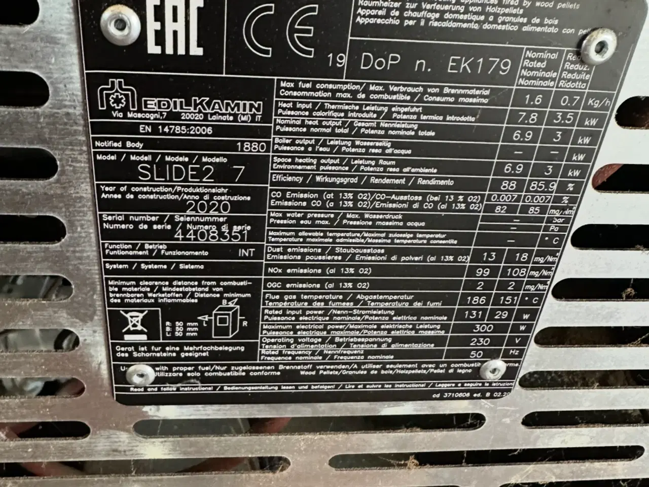 Billede 1 - Pille brændeovn