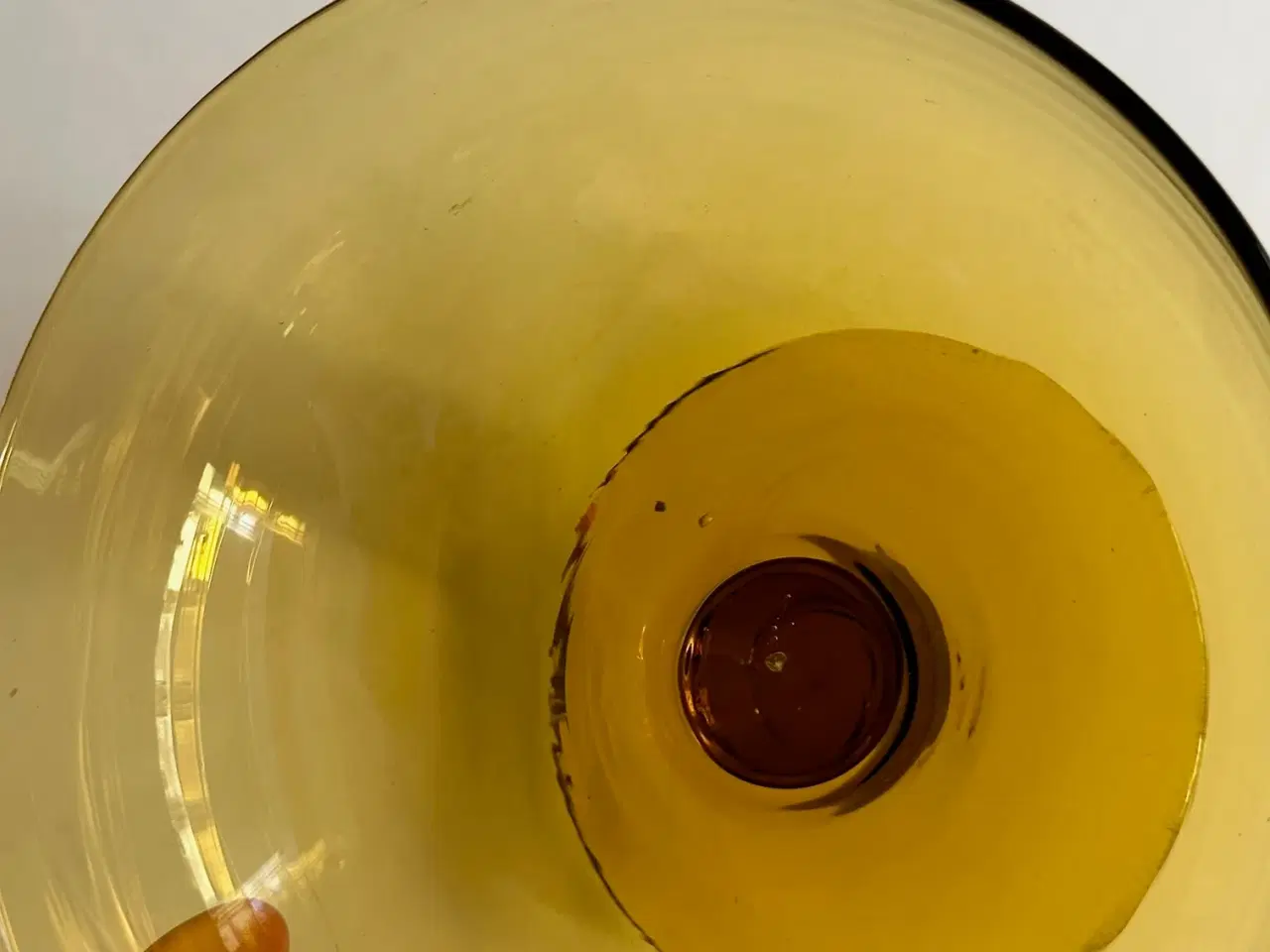 Billede 7 - Opsats, gult glas