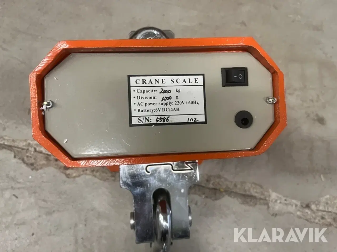 Billede 9 - Kranvægt Crame Scale 2T 1 styk