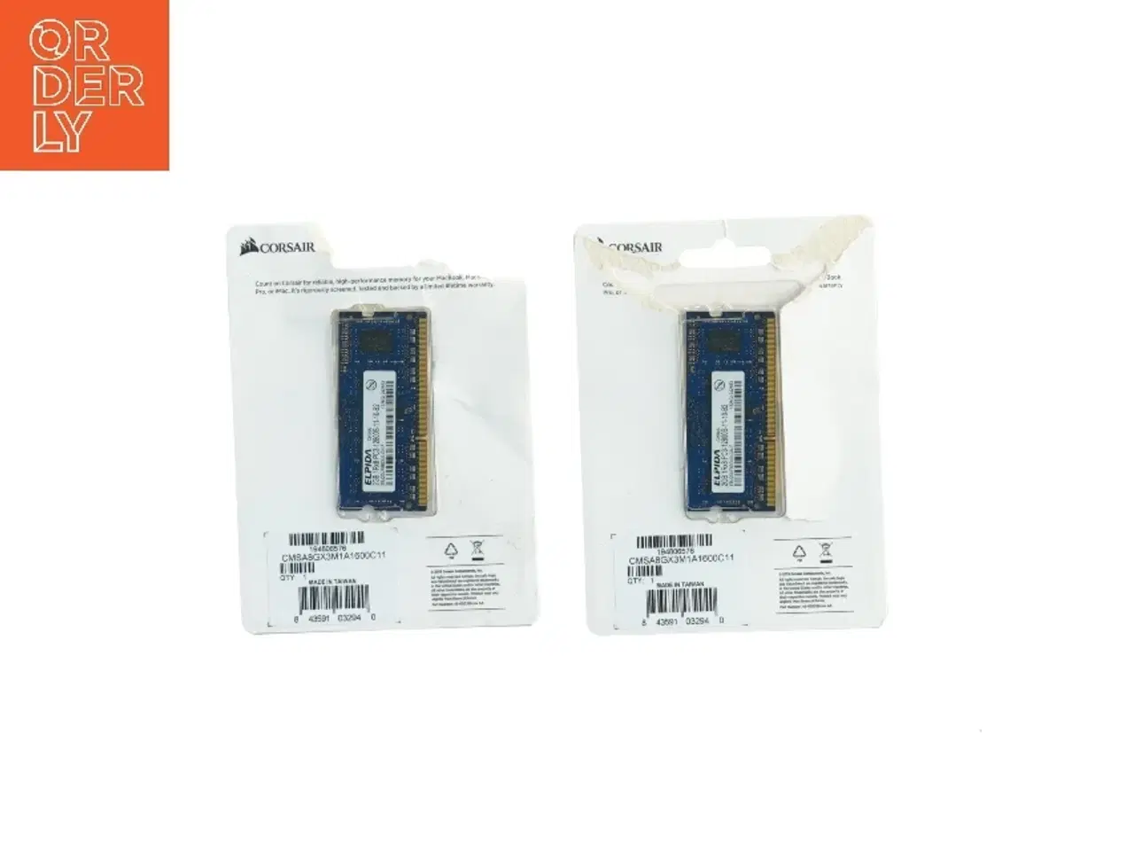 Billede 2 - Corsair MacMemory 8GB DDR3L SODIMM RAM fra Corsair (str. 7 x 13 centimer)