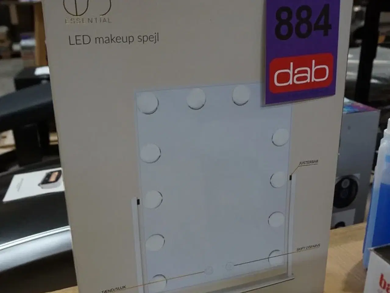 Billede 4 - Essential makeupspejl m. LED lys