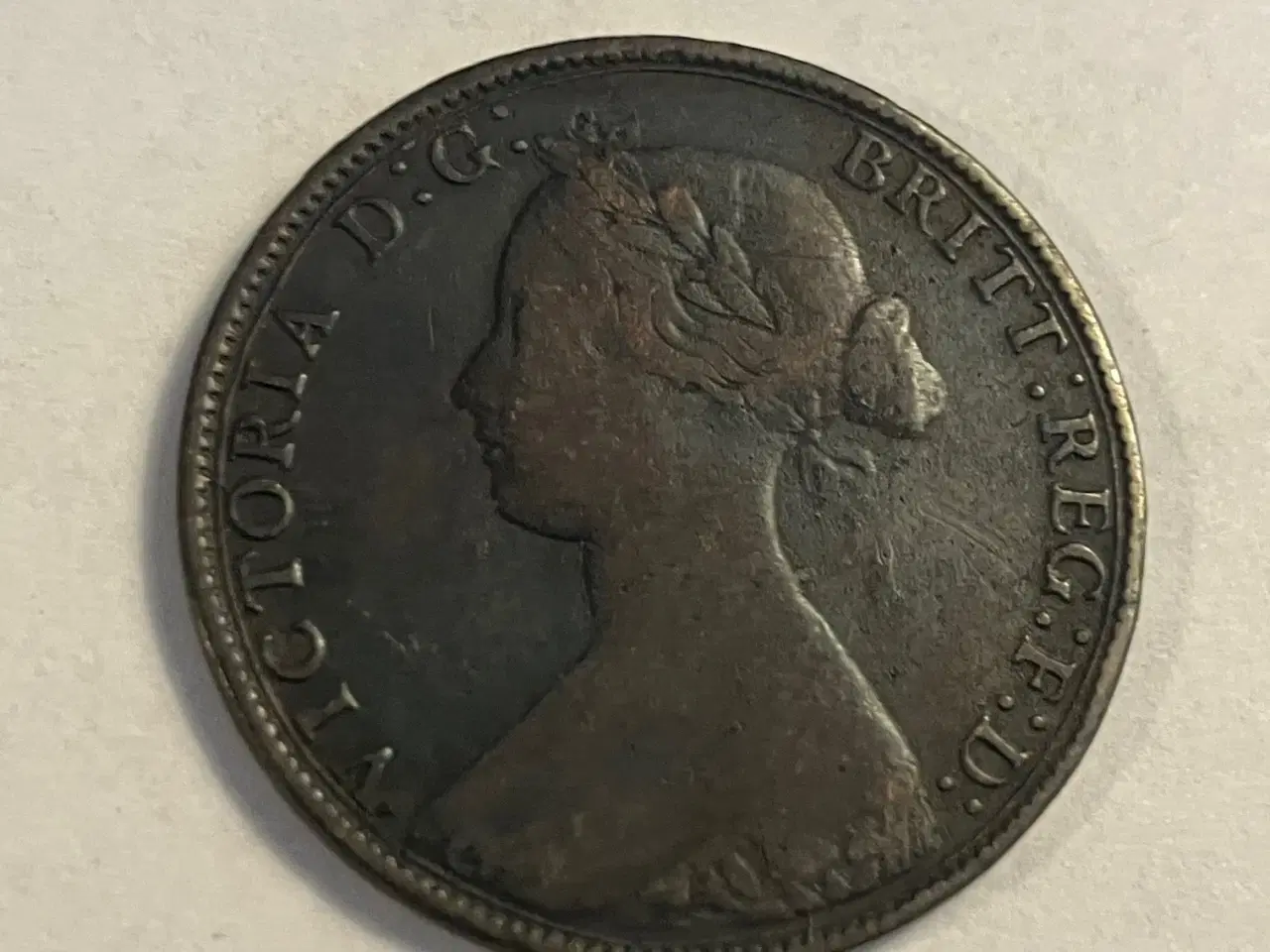 Billede 2 - Half Penny 1861 England