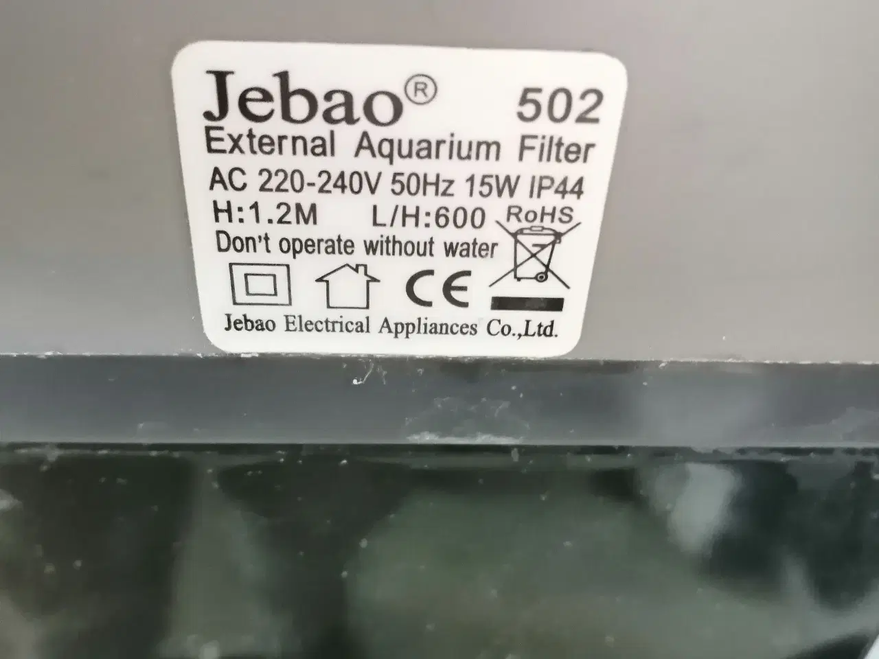 Billede 2 - Jebao 502  External Auquarium Filter  gulv pumpe