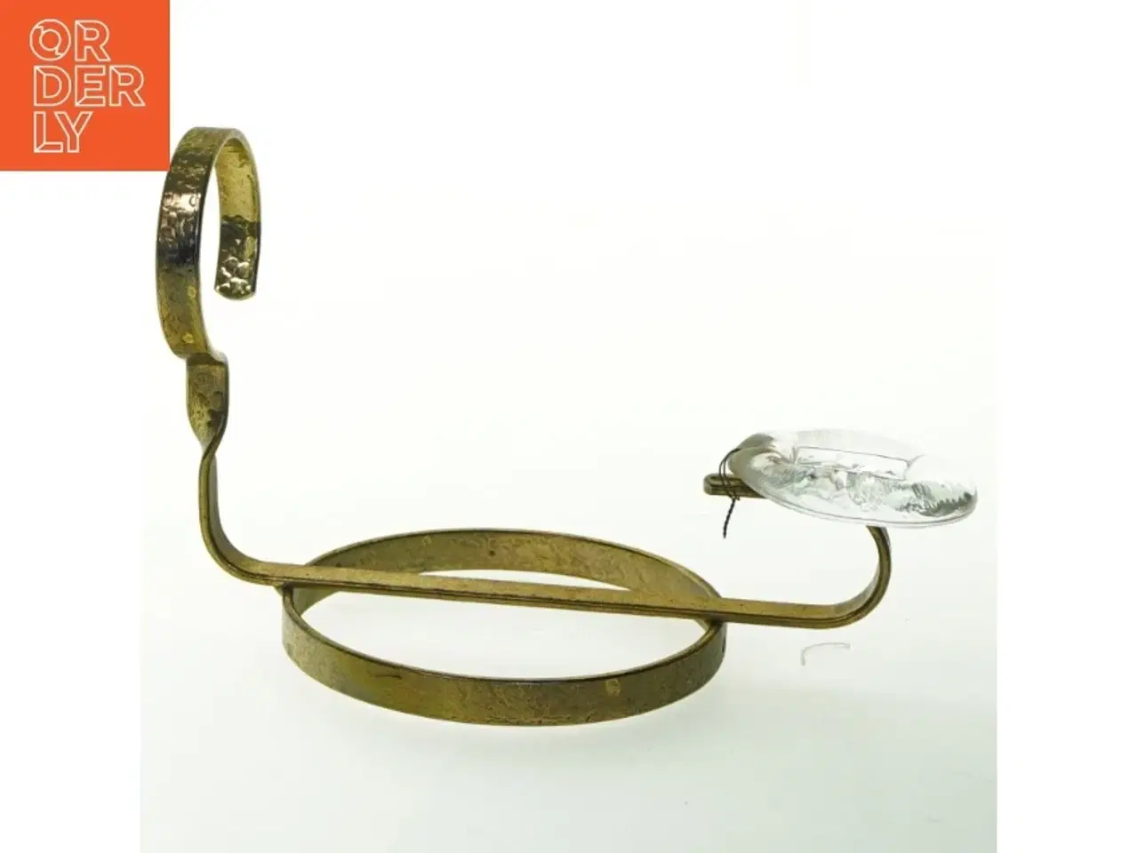 Billede 2 - Messing lysestage (str. 20 cm)