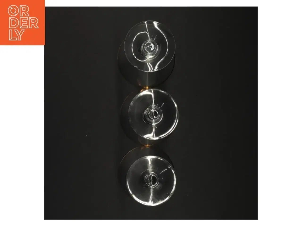 Billede 4 - Vintageglas med guldkant (str. 13 x 9 cm)