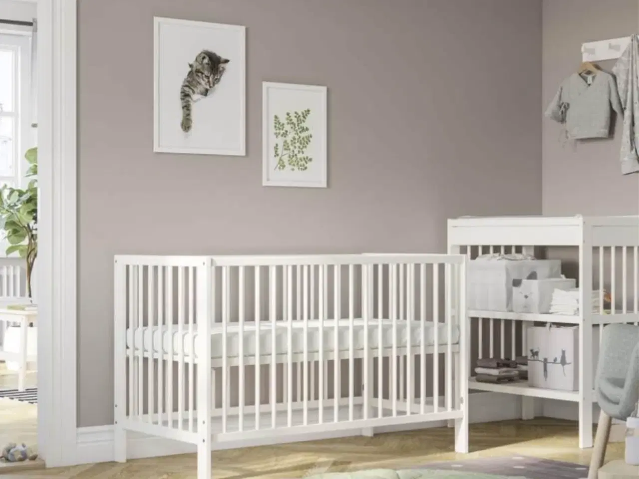 Billede 1 - Ikea Tremmeseng hvid 