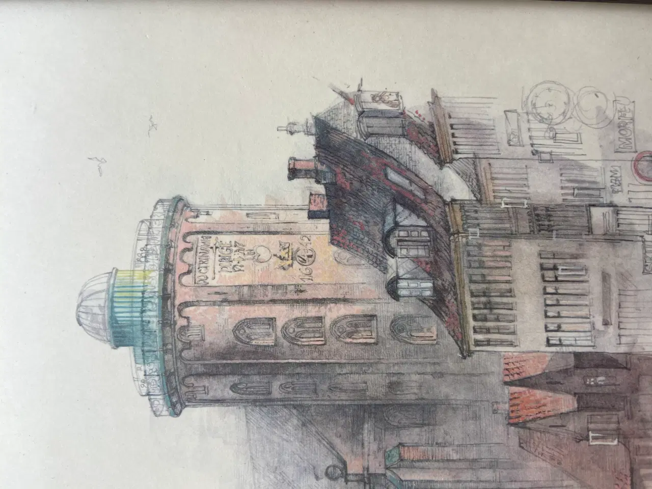 Billede 6 - Runde Tårn i ramme 