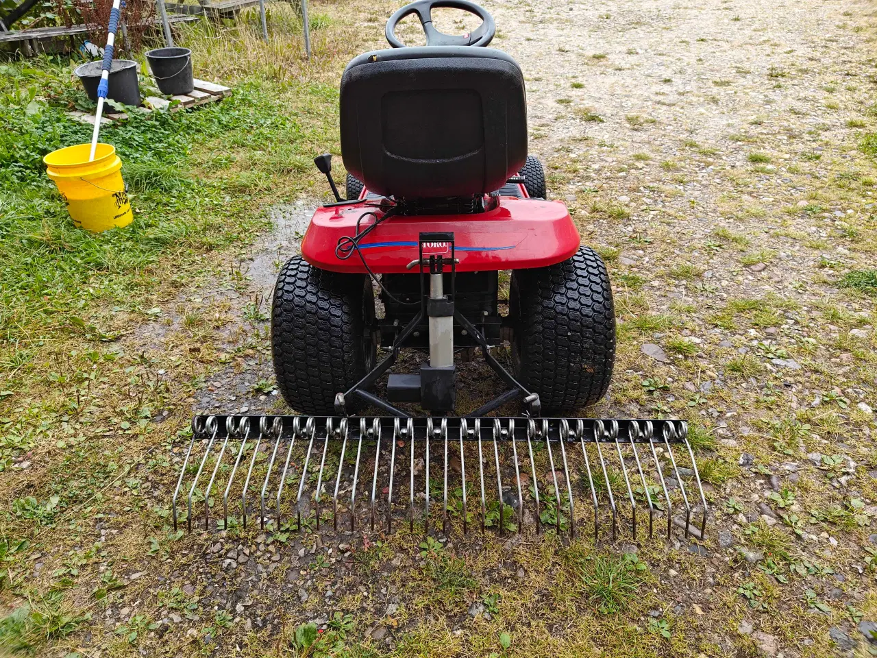 Billede 3 - Havetraktor med rive 