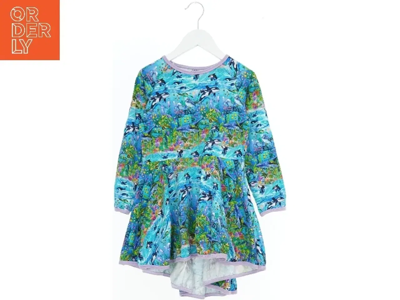 Billede 1 - Langærmet kjole med havtema fra Mini Royals (str. 122)