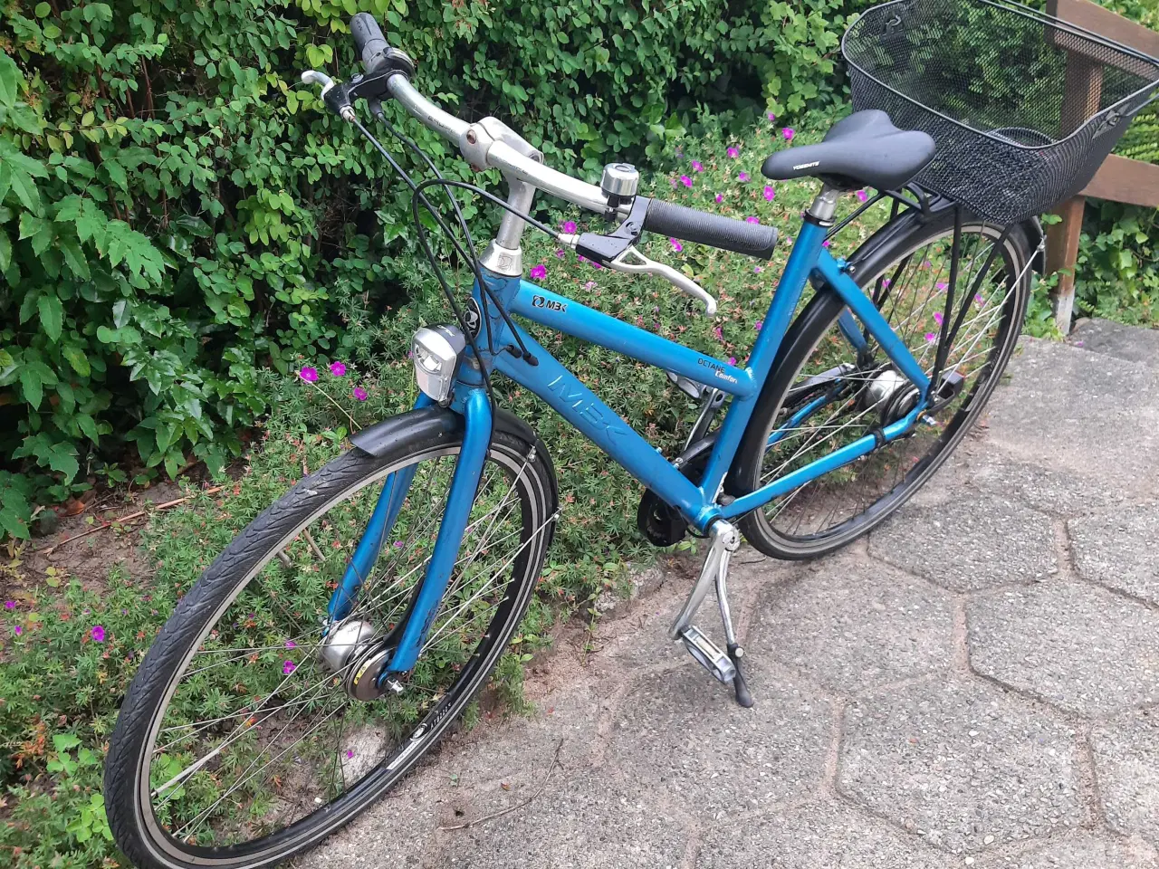 Billede 2 - Lyseblå damecykel MBK citybike med 7 gear