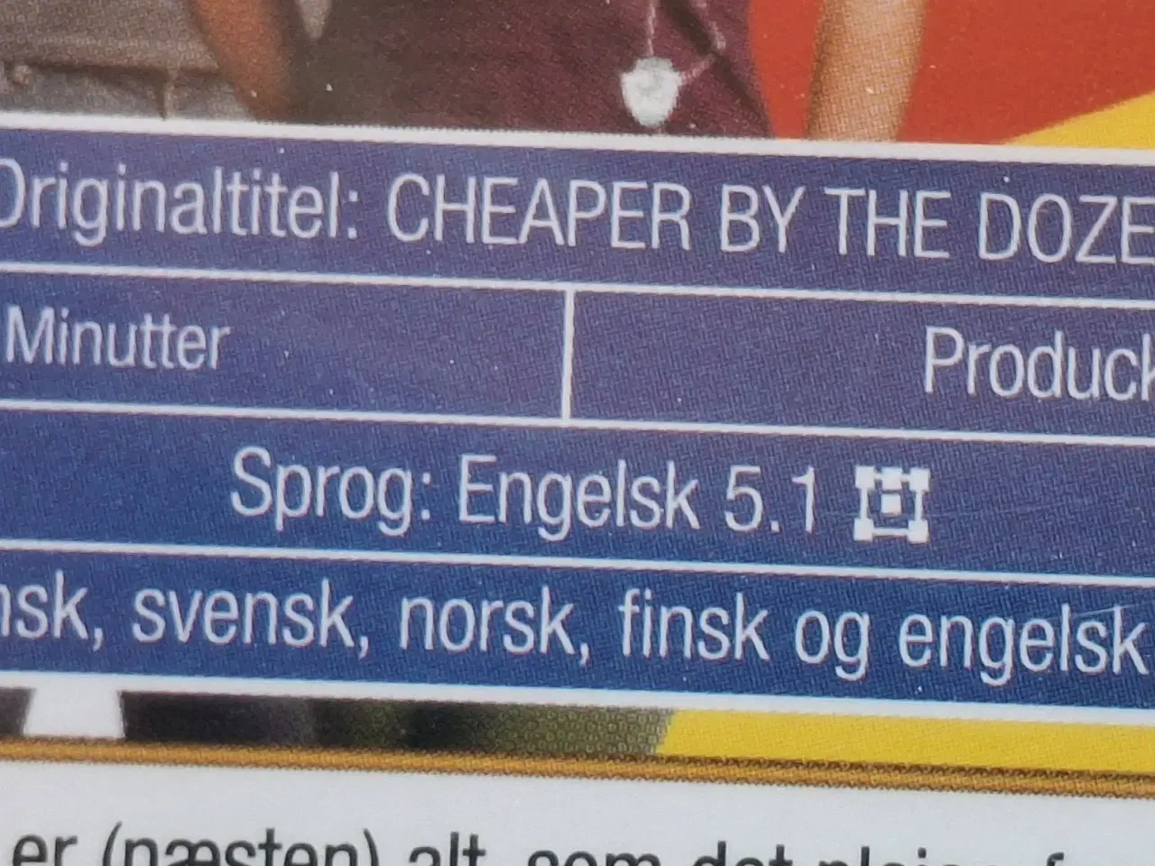 Billede 5 - Det vilde dusin 1 og 2 dvd Ny i folie