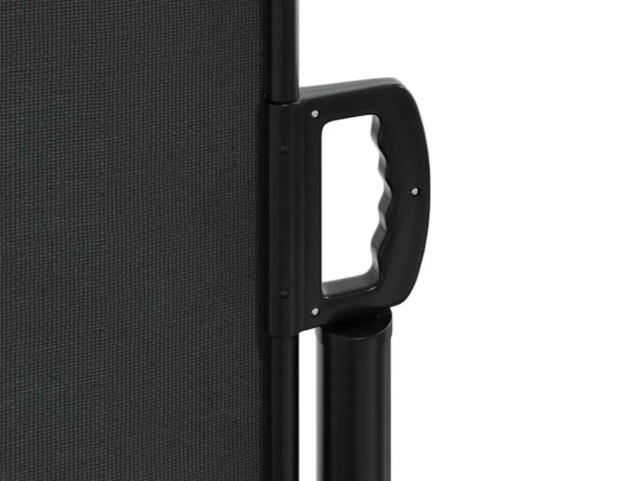 Billede 8 - Sidemarkise 100x500 cm sammenrullelig sort