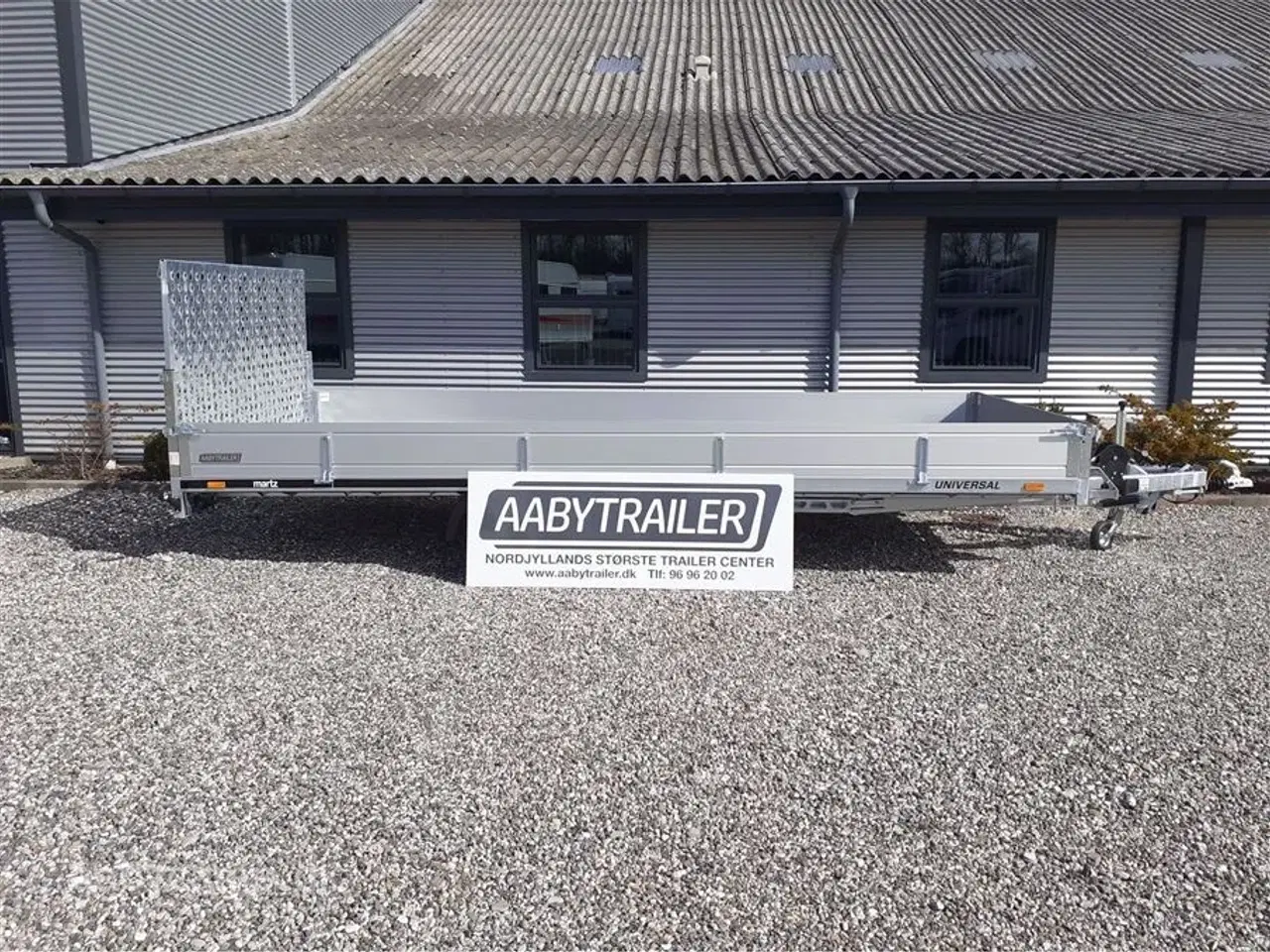 Billede 2 - 0 - Martz GT Universal 500/3   UNIVERSALTRAILER MED TIP. 3500 KG. FLYTBAR SPIL. ALUSIDER.