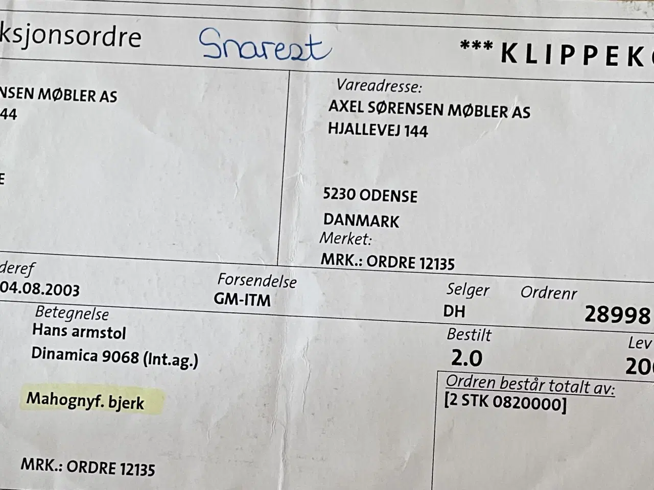 Billede 4 - Lænestol, Hans Armstol Dinamica