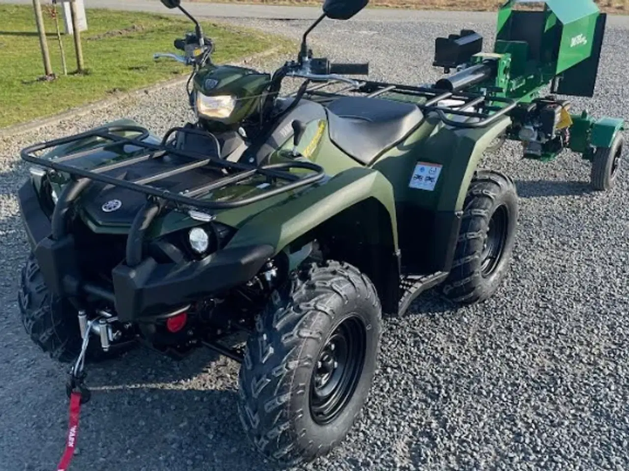 Billede 3 - Yamaha Kodiak 450 cc + Dk Tech Brændekløver 22 Ton