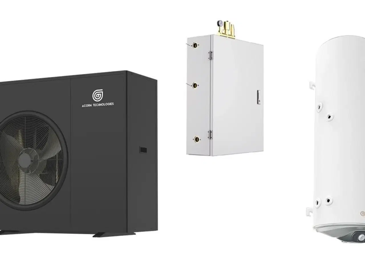 Billede 1 - luft/vand varmepumpe 8.4 kW inkl. Hydrobox & varmvandsbeholder