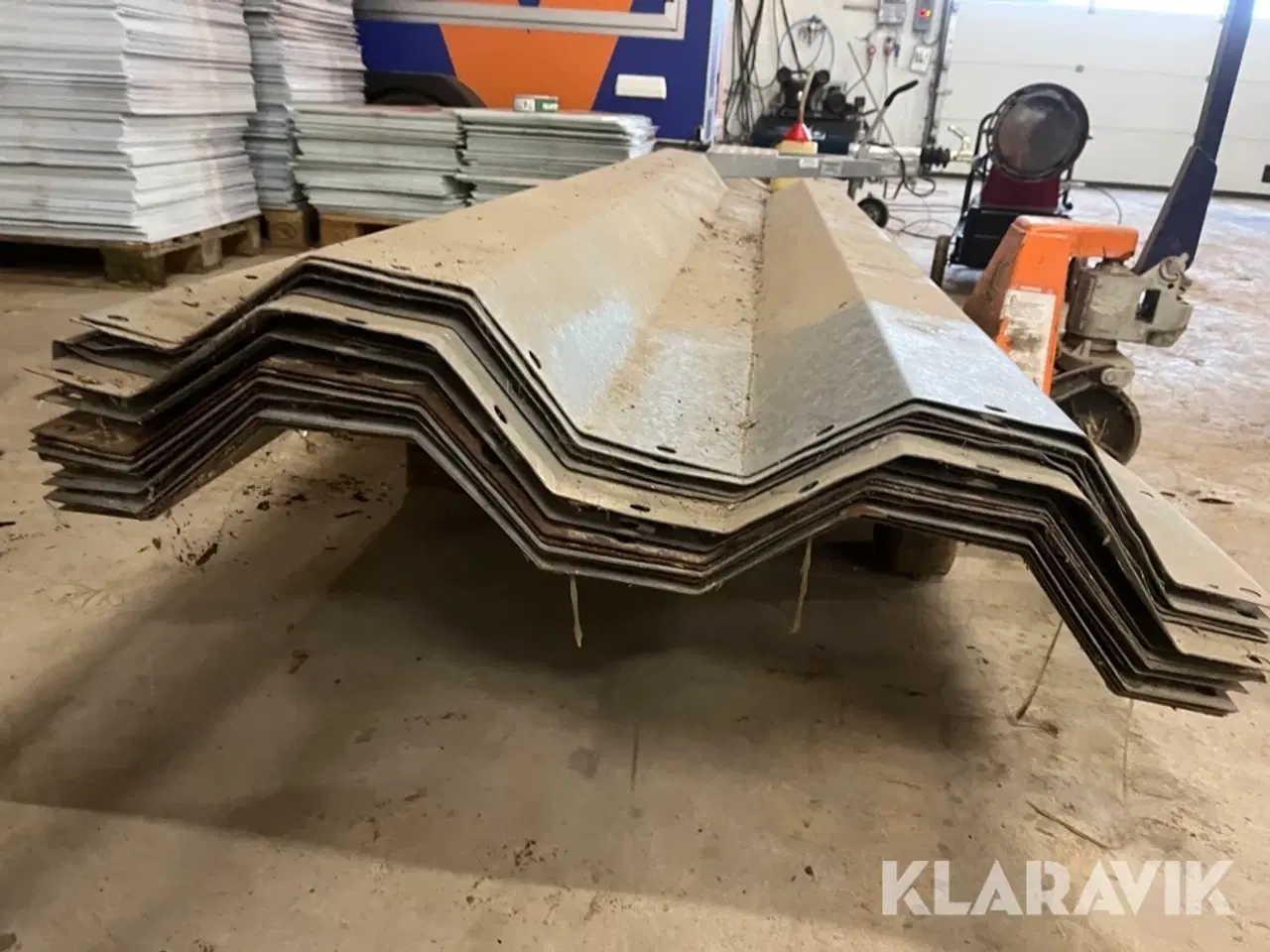 Billede 4 - Trapezplader til korn stål 21 styk