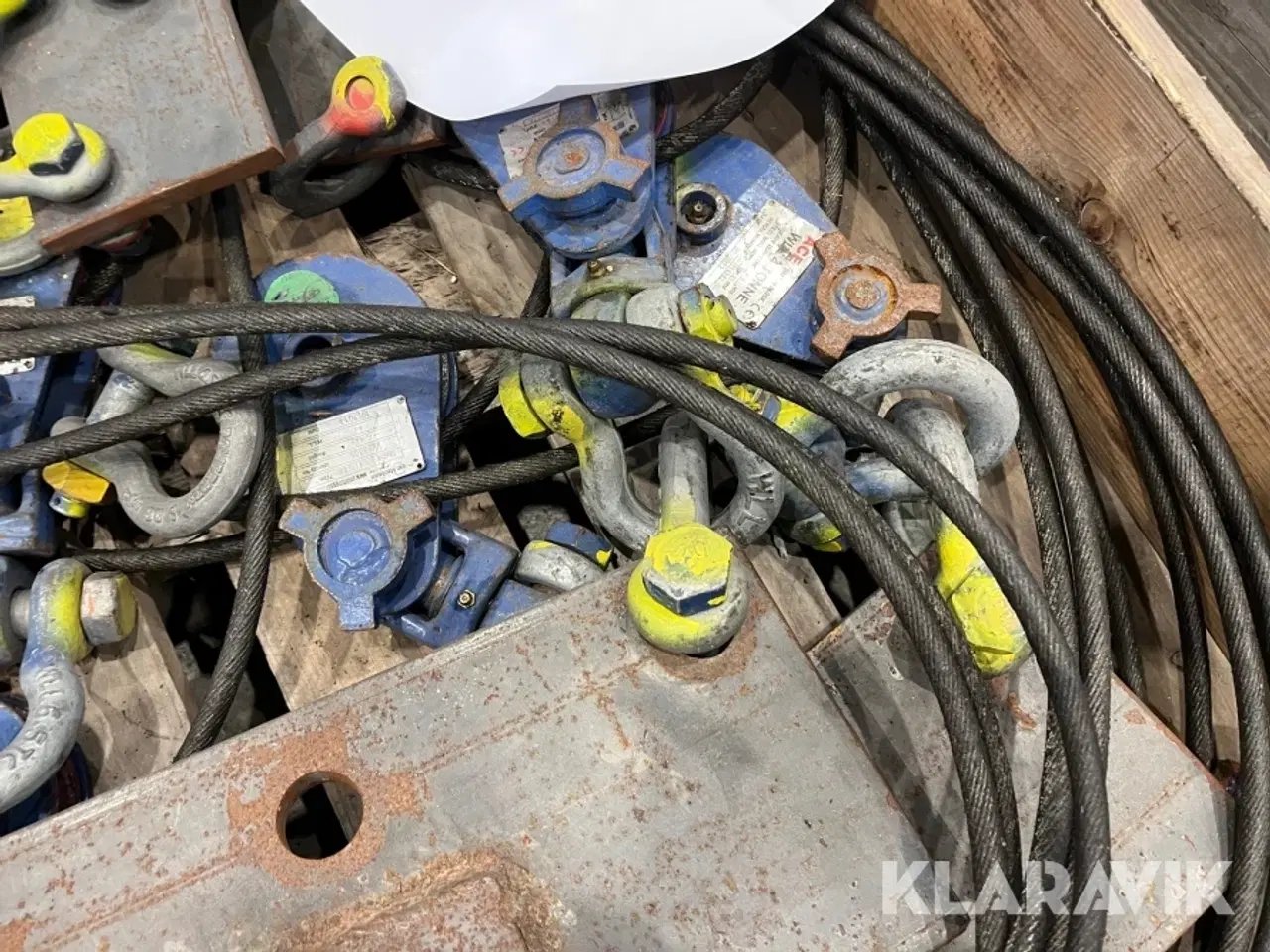 Billede 10 - Assorteret wire og Kasteblokke 6 paller