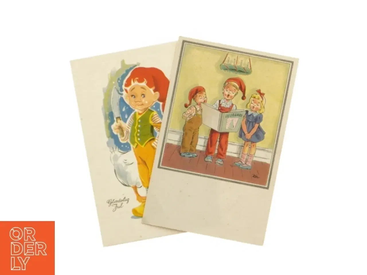Billede 1 - Gamle postkort (4 stk) (str. 14 x 9 cm)