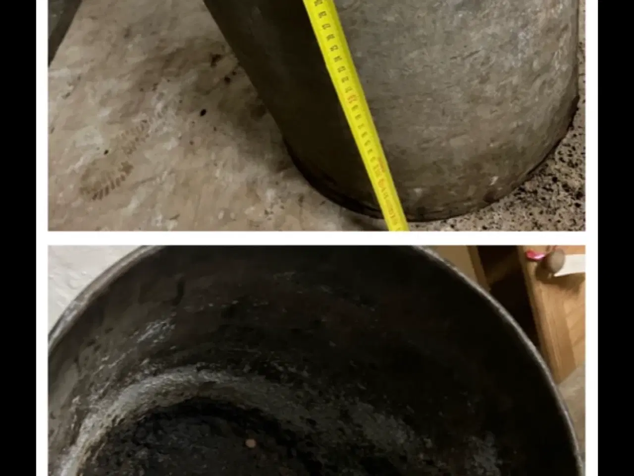 Billede 3 - Fed, stor, gammel spand / tønde / krukke 