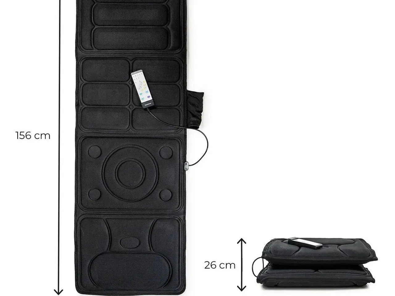 Billede 4 - Massagemåtte med vibration Vhemat - sort