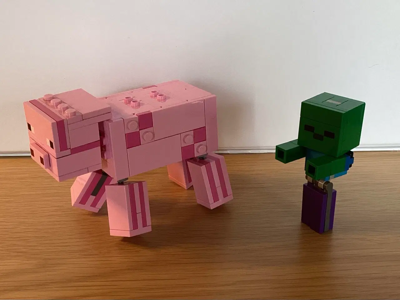 Billede 3 - Lego Minecraft nr. 21157 Grisefigur med Zombieunge
