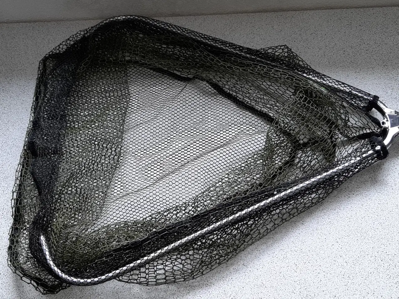 Billede 1 - Landingsnet gummieret, længde op til 240cm. Nyt.