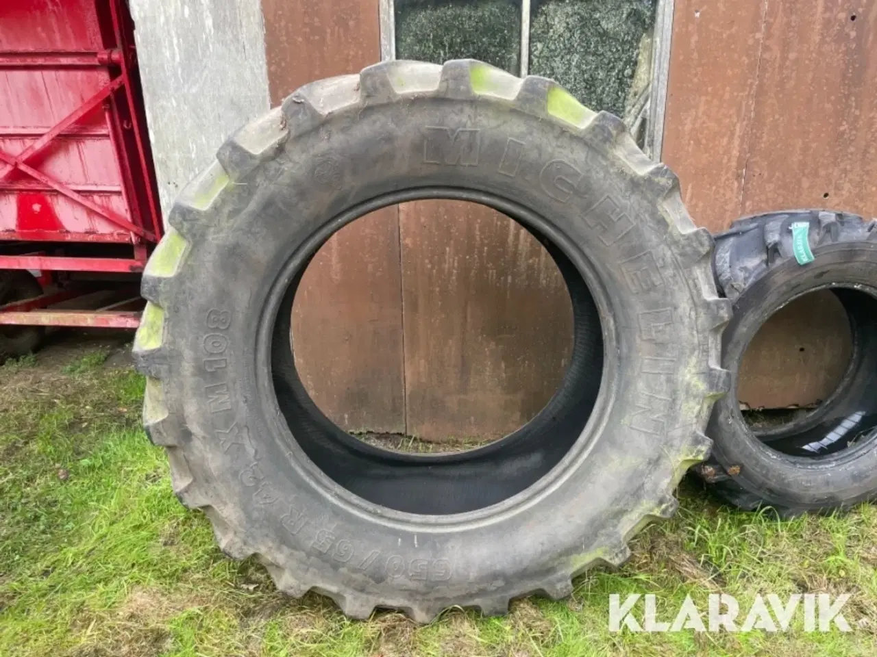 Billede 2 - Traktordæk & skovdæk Michelin & Nokian