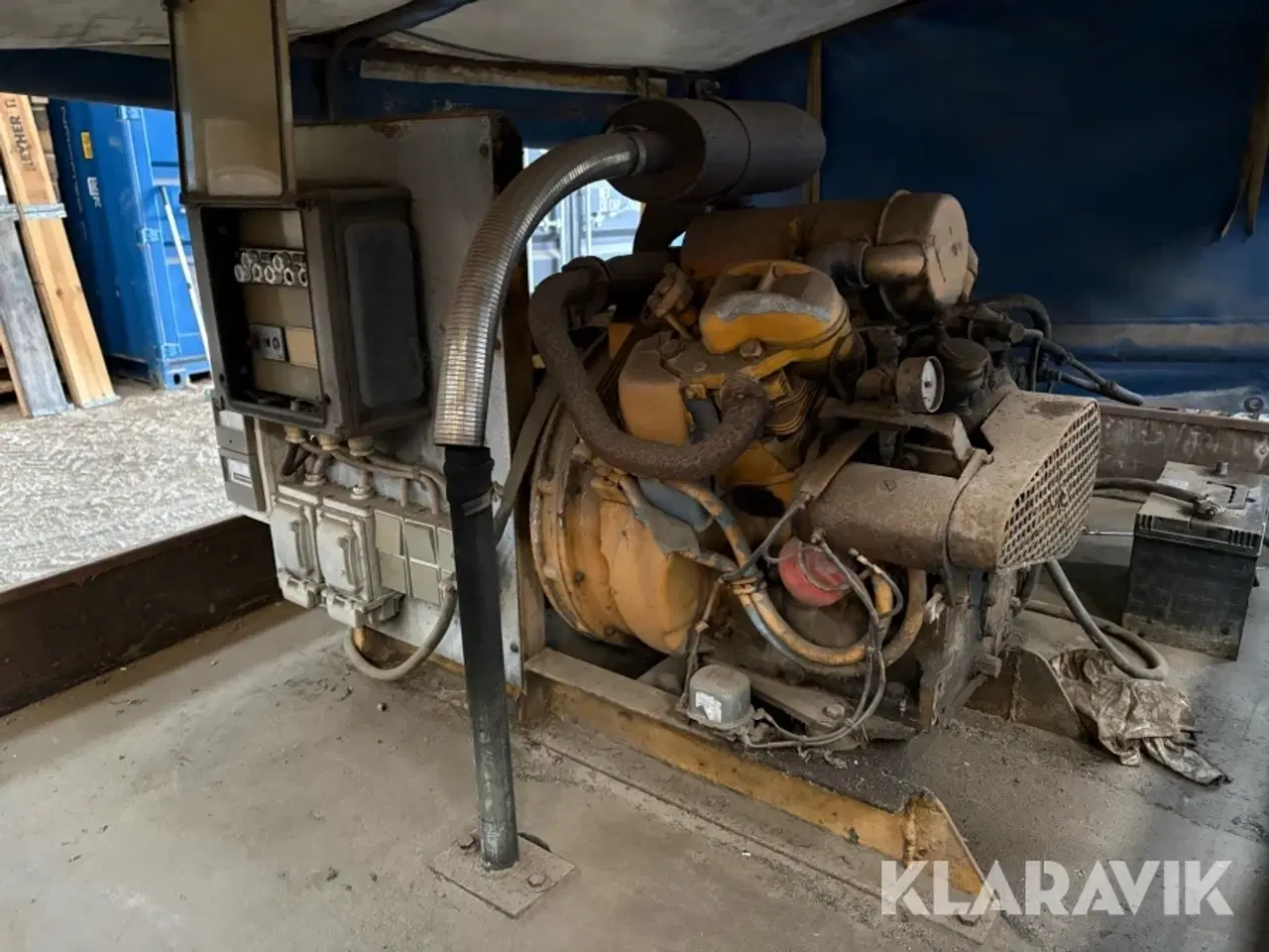 Billede 2 - Generatoranlæg med vogn Farymann Diesel