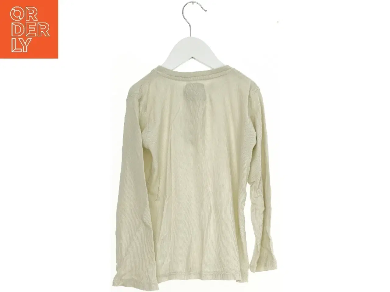 Billede 2 - Langærmet bluse med knapper fra H&M (str. 104)