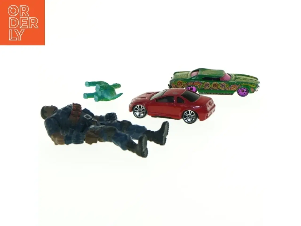 Billede 2 - Legetøjsbiler og actionfigur (str. 10 x 5 cm til 7 x, 2 cm)