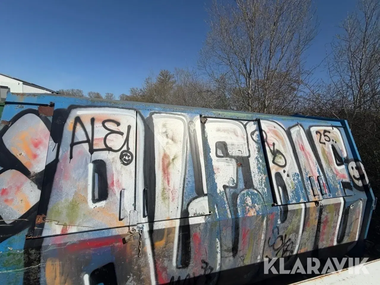 Billede 7 - Container Lukket 4 dobbeltlåger samt dobbelt for- og bagdør