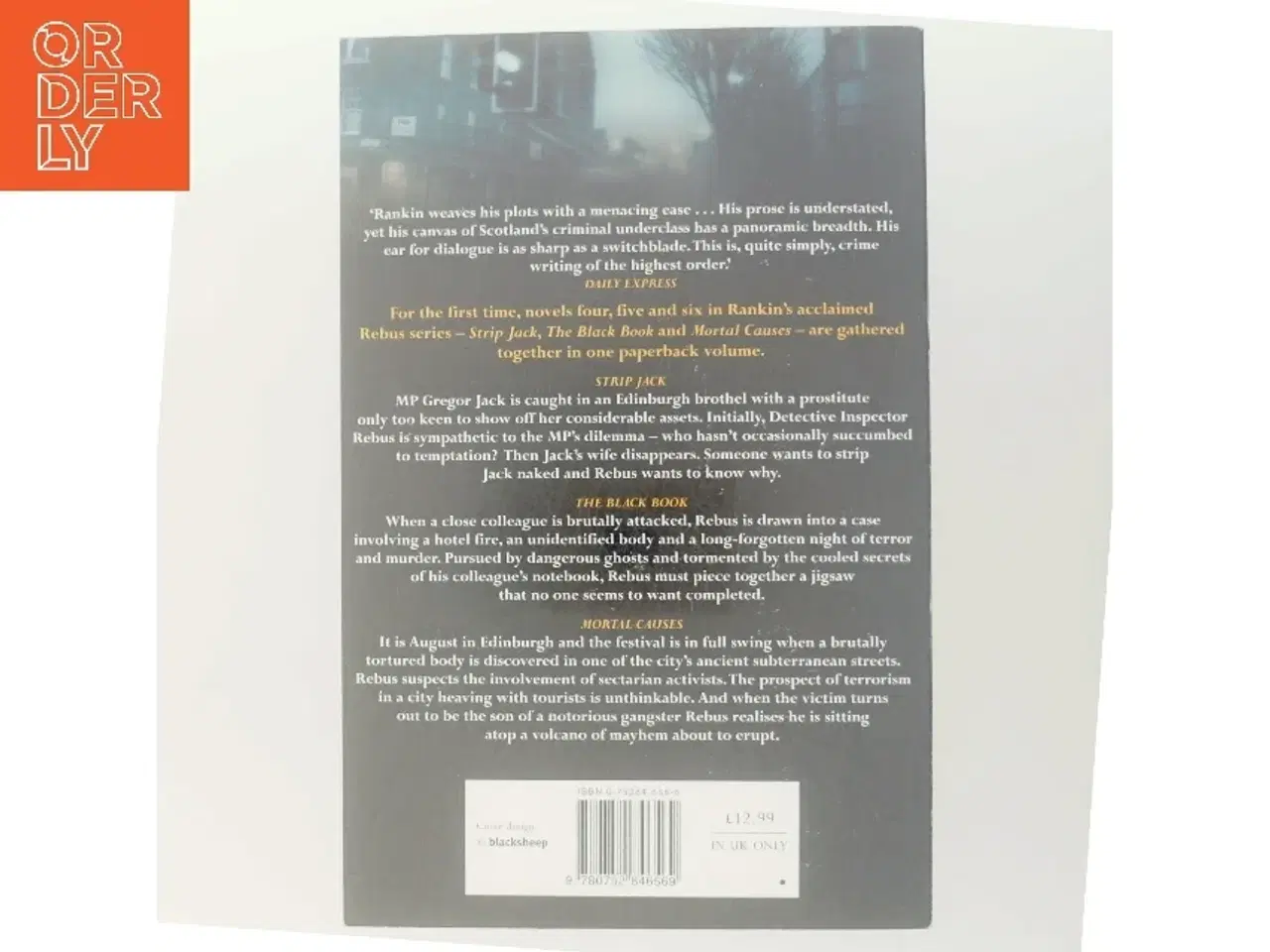Billede 3 - Three great novels : Rebus: the St. Leonard's years af Ian Rankin (Bog)