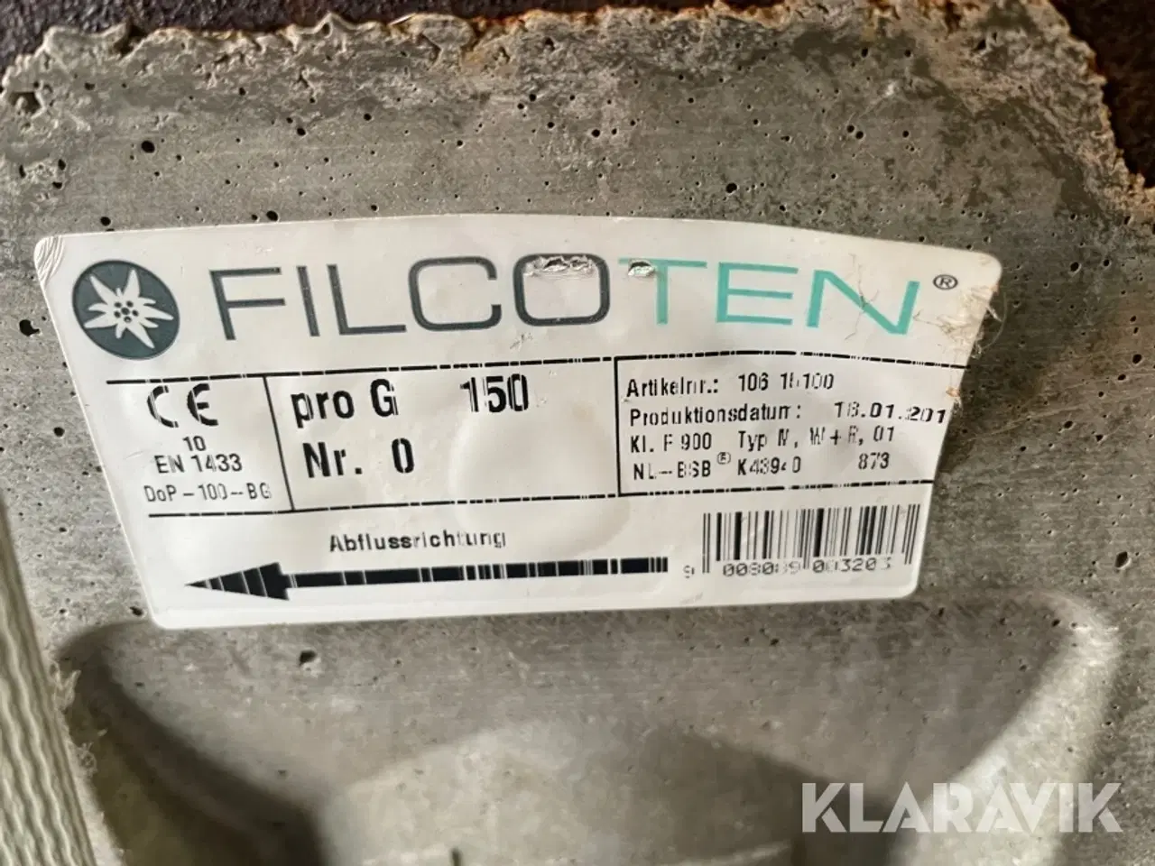 Billede 10 - Dræn med riste Filcoten Pro G 150 24 styk