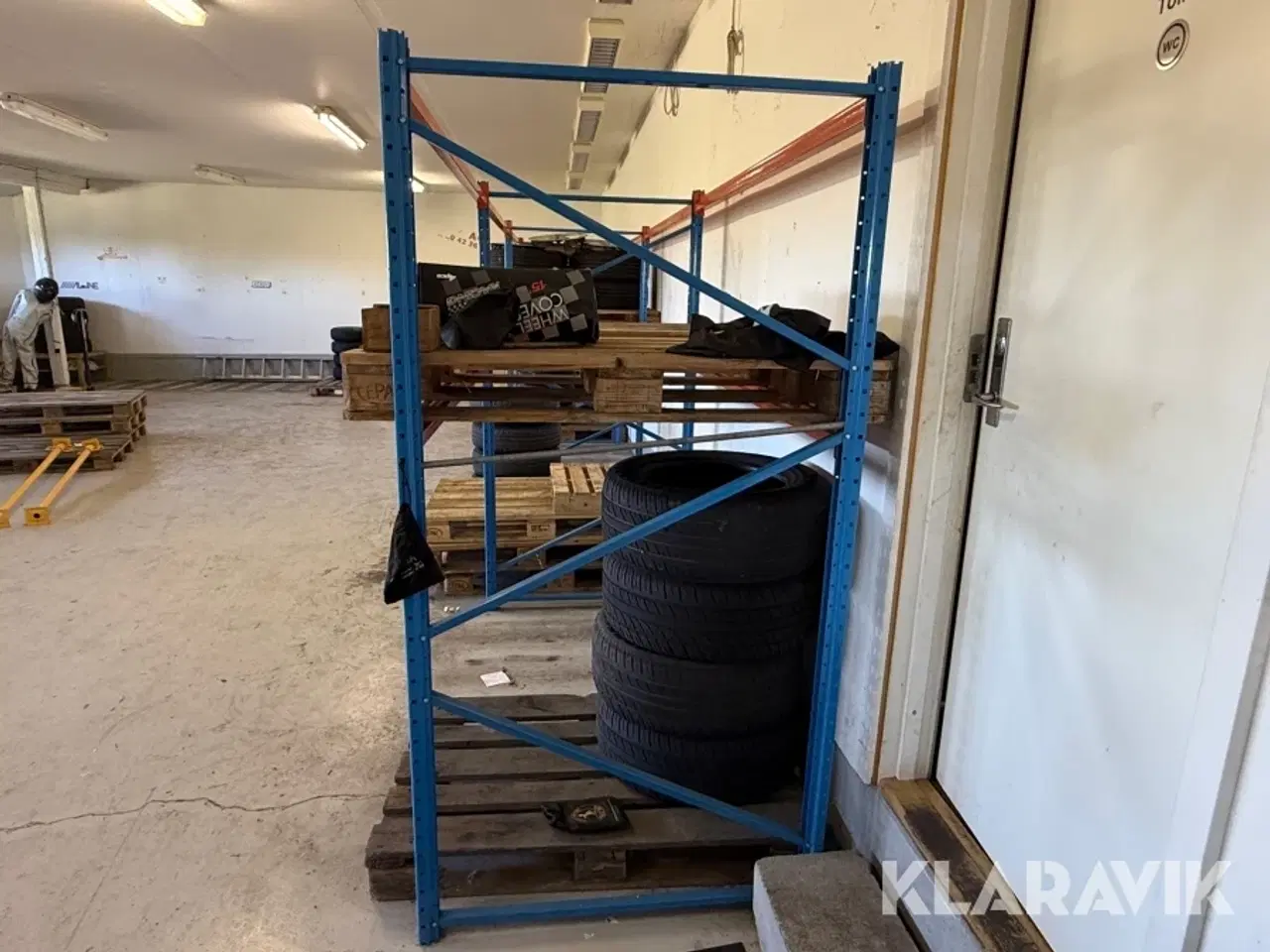 Billede 5 - Pallereol 5 fag - 30 styk europaller medfølger