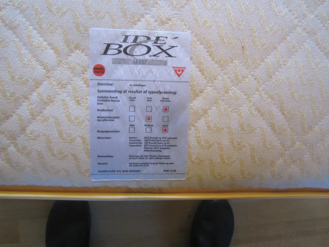 Billede 1 - Box madras 
